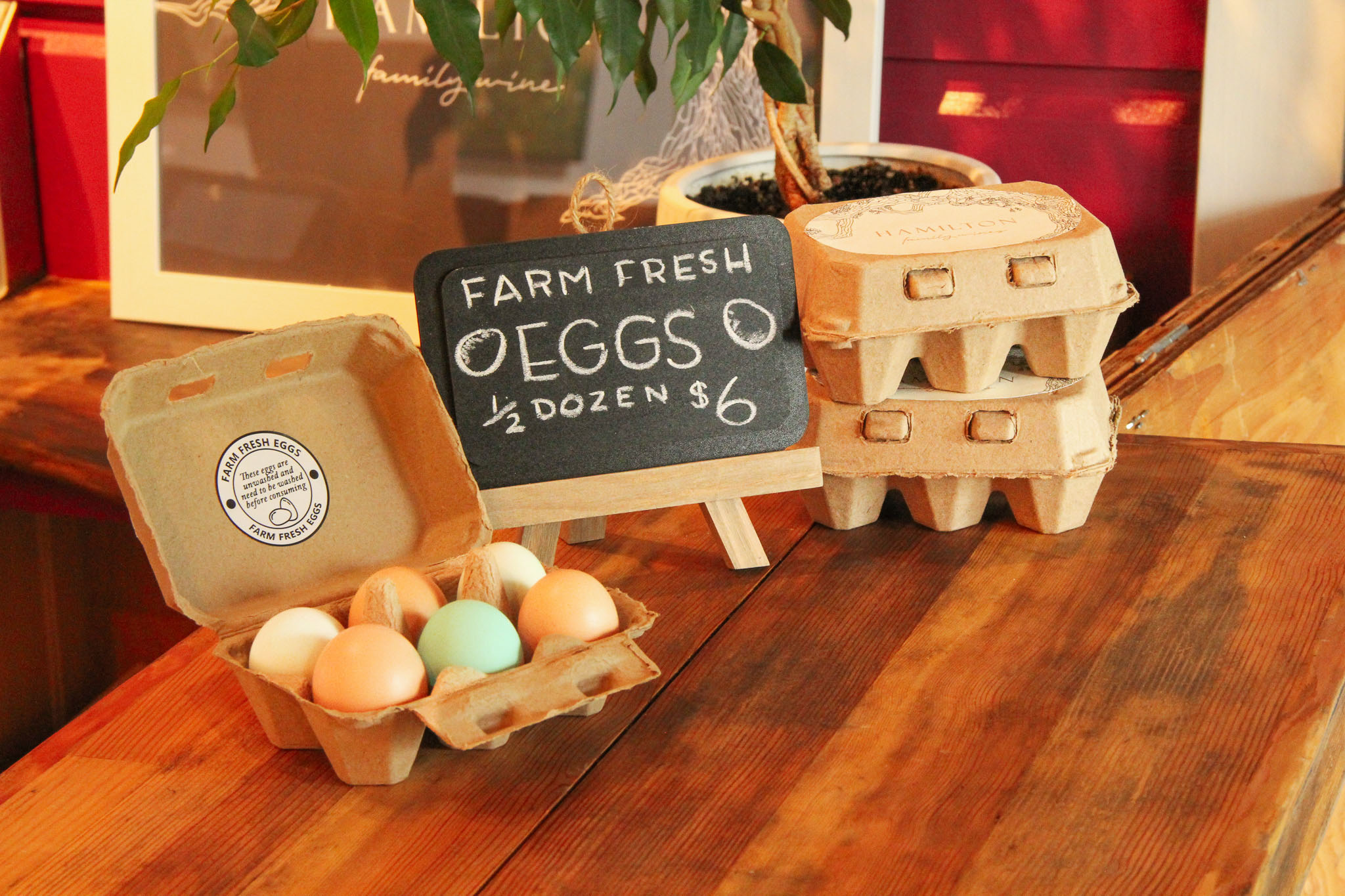 Farm Fresh Eggs by the Half Dozen