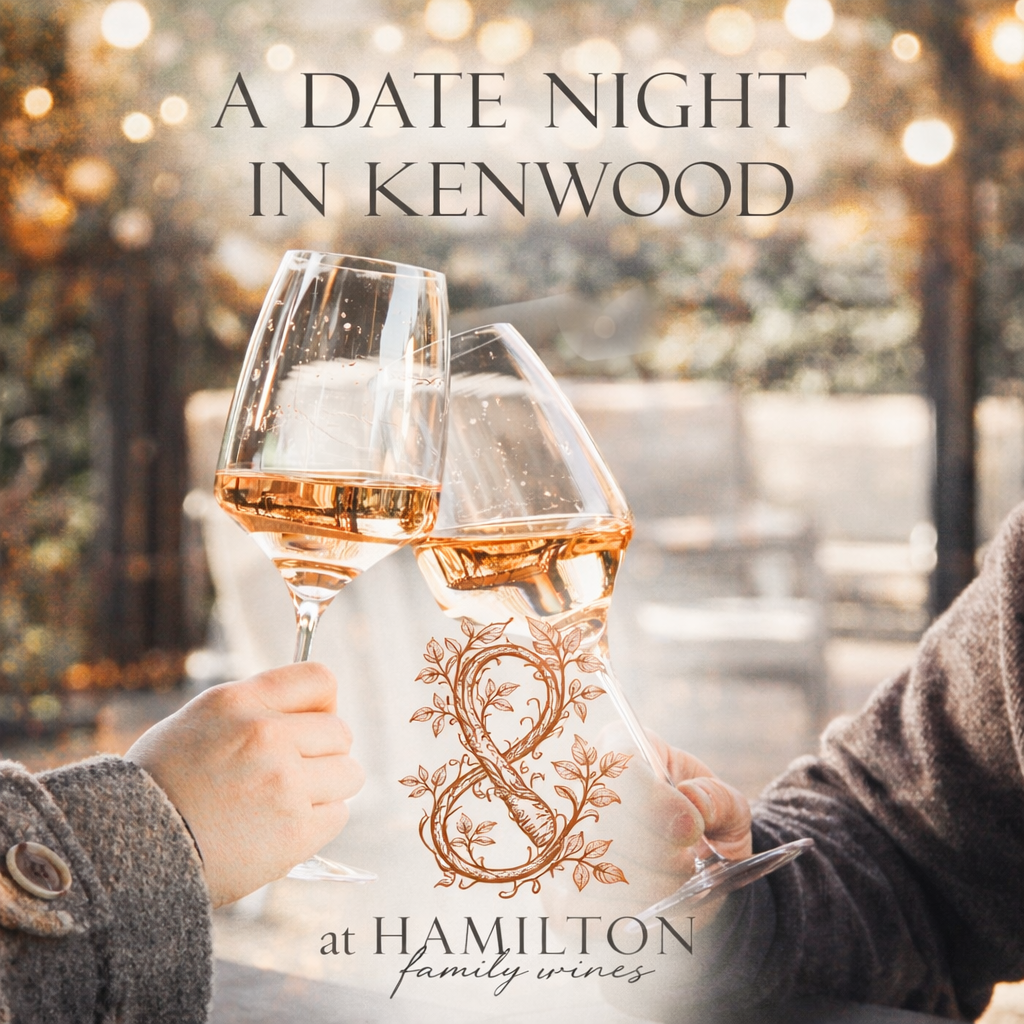 Candlelit table set for an intimate wine tasting at Hamilton Family Wines in Kenwood