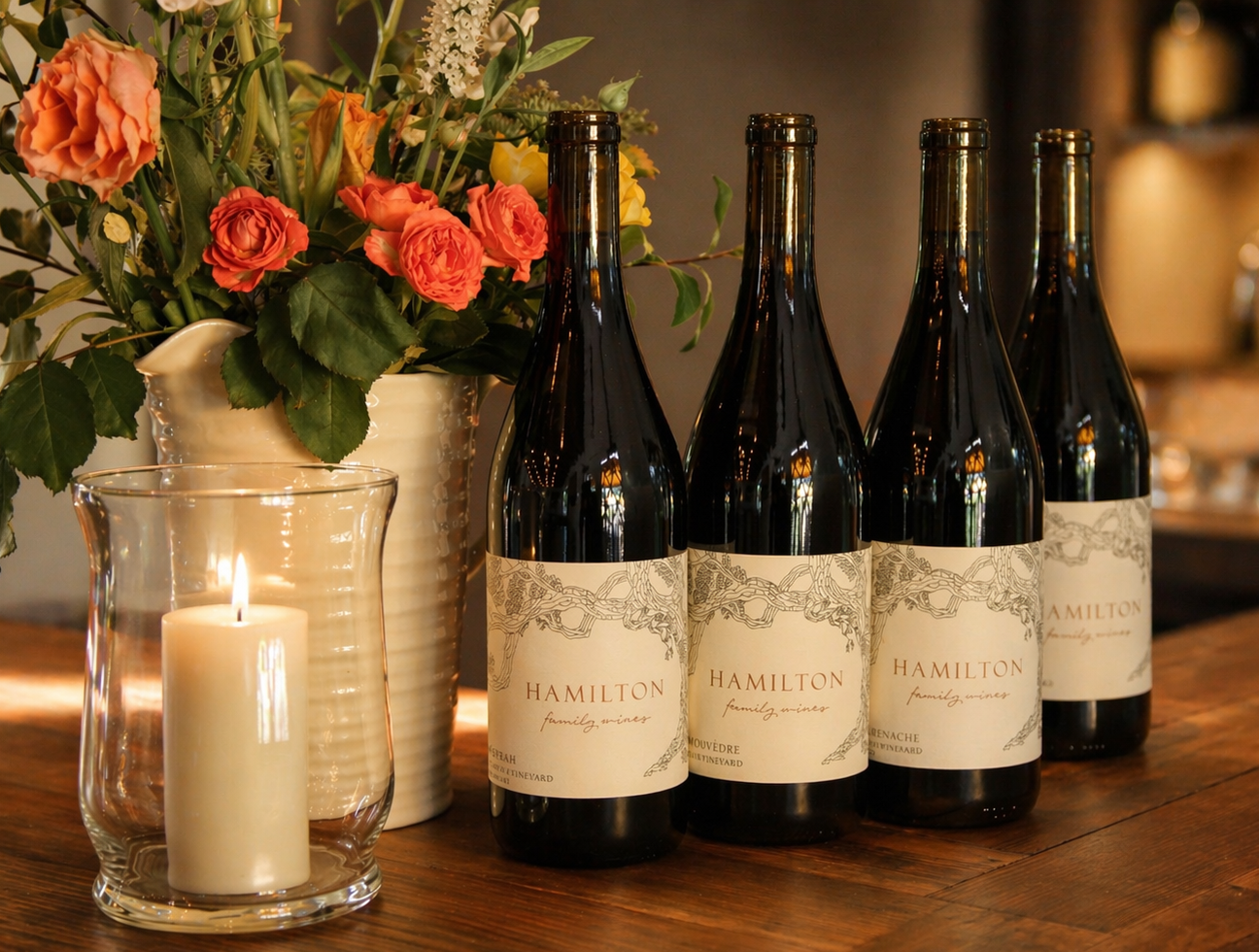 A Rhône-inspired tasting with wine and seasonal accompaniments at Hamilton Family Wines.