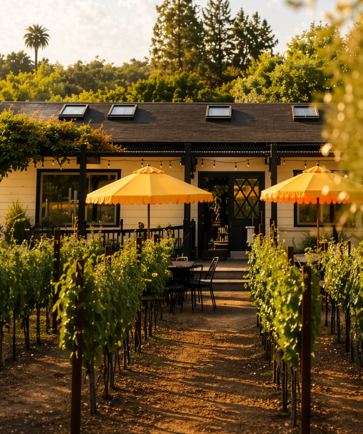 A seated wine tasting at Hamilton Family Wines in Kenwood.