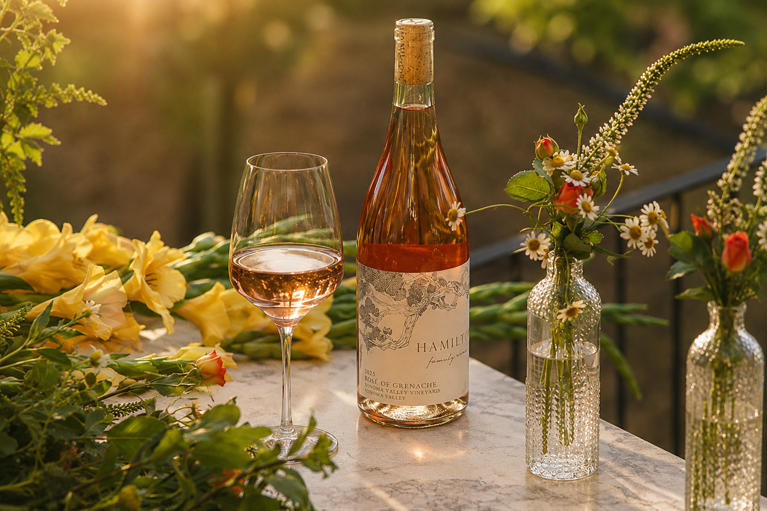 Hamilton Family Wines Rosé of Grenache awarded at the 2026 North Coast Wine Challenge.