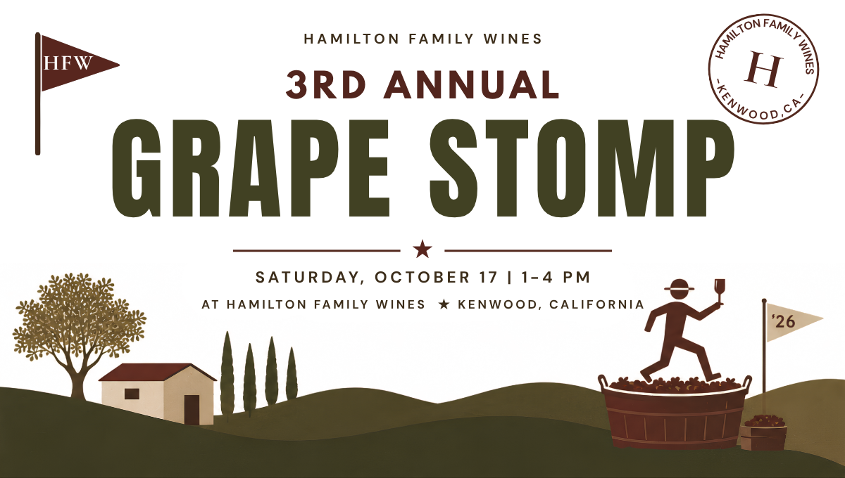 Hamilton Family Wines 3rd Annual Grape Stomp, October 17